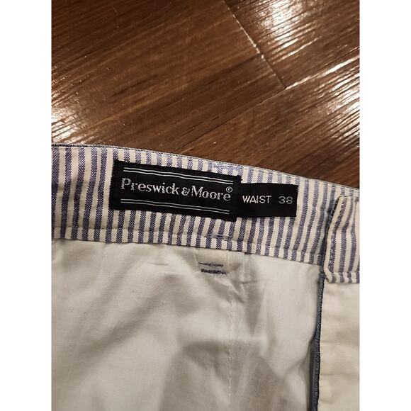 Preswick and Moore Men's Denim Bermuda Dress Shorts Size‎ 38 - Picture 3 of 3